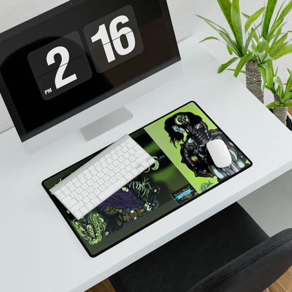 Unique Gaming Desk Mat Featuring Cool Fantasy Characters, Perfect for Gamers, Computer Accessories, Home Office, Geek Gifts, Custom Desk