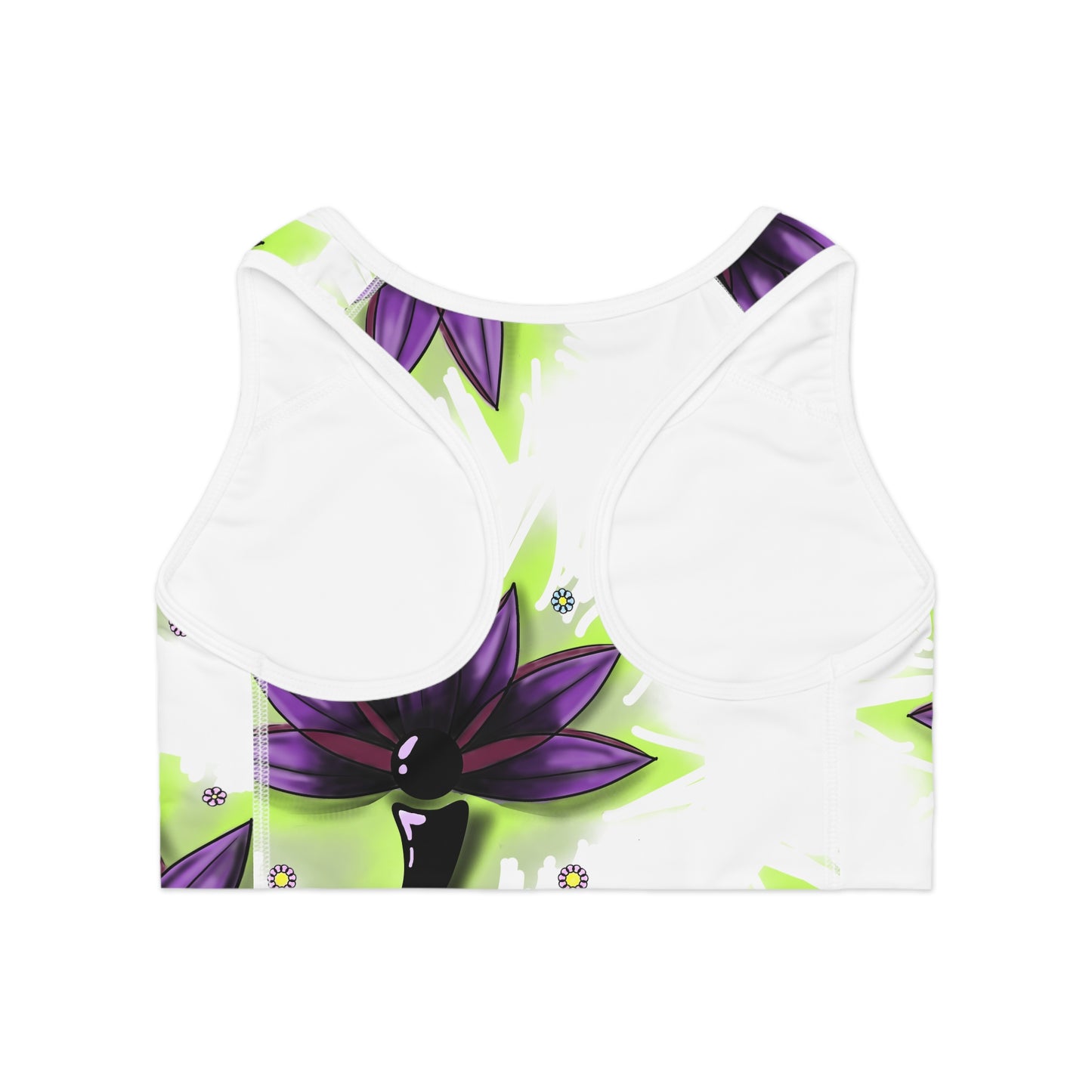 Vibrant Floral Sports Bra – Workout & Activewear for Yoga, Fitness, and Everyday Comfort