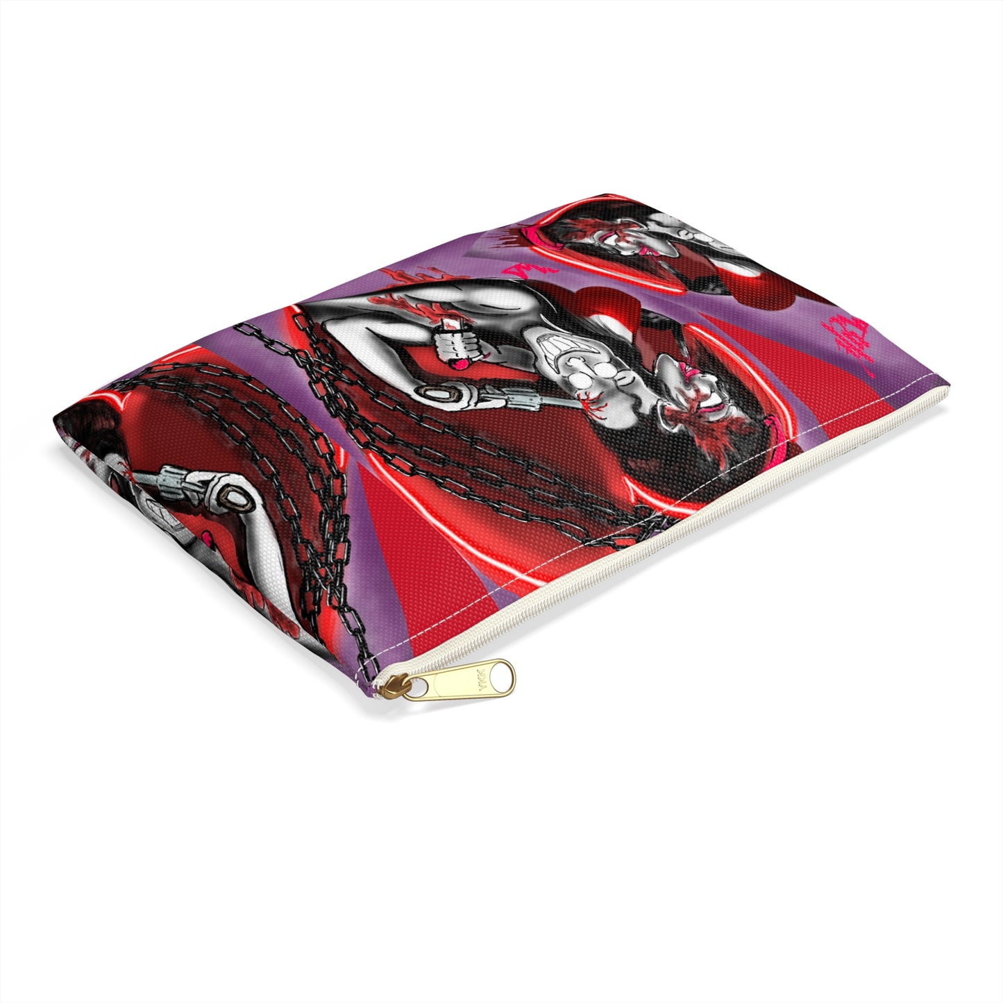 Gothic Love Accessory Pouch - Edgy Art Design for Alternative Style