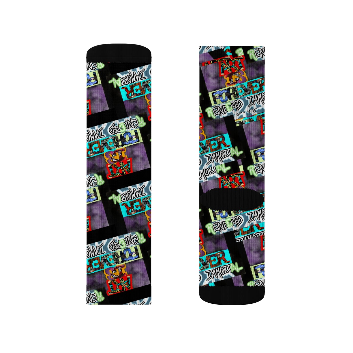 Art IsForever Socks, Unique Gift for Gamers, Cozy Footwear, Casual Sock Pair, Trendy Sock Style