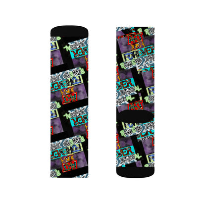 Art IsForever Socks, Unique Gift for Gamers, Cozy Footwear, Casual Sock Pair, Trendy Sock Style
