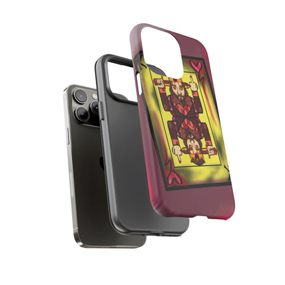 Playing Card Phone Case - Tough Cases with King Design