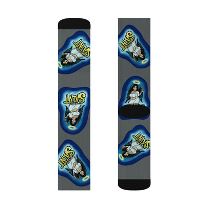 Sinner and Saint Socks for Chill Vibes, Stylish Socks for Gift, Cozy Socks for Everyday, Trendy Socks for Holidays, Unique [...]