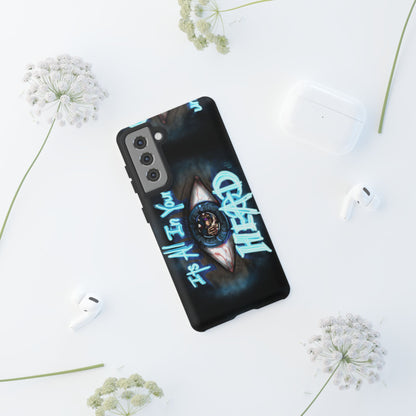 Tough Cases Phone Case,It's All In Your Head Design, Edgy Art, Unique Gift, Halloween Decor, Personalized Mobile Cover