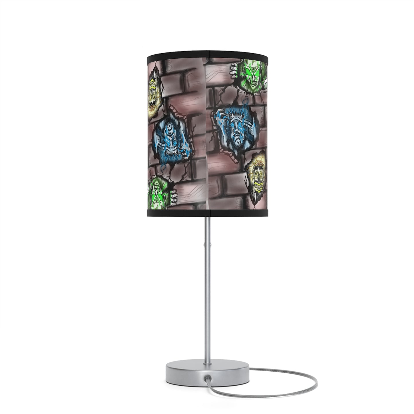 Graffiti Emotion Faces Table Lamp –Mental Expression Art Lamp (US/CA Plug)