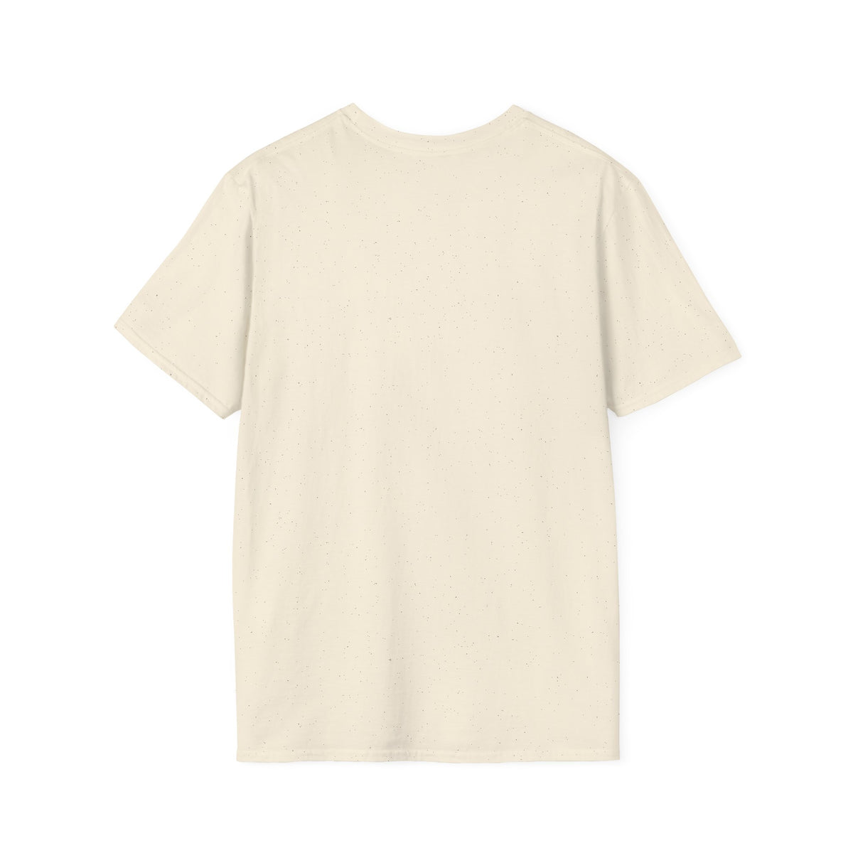 Broken But Golden graphic tee — natural, back view