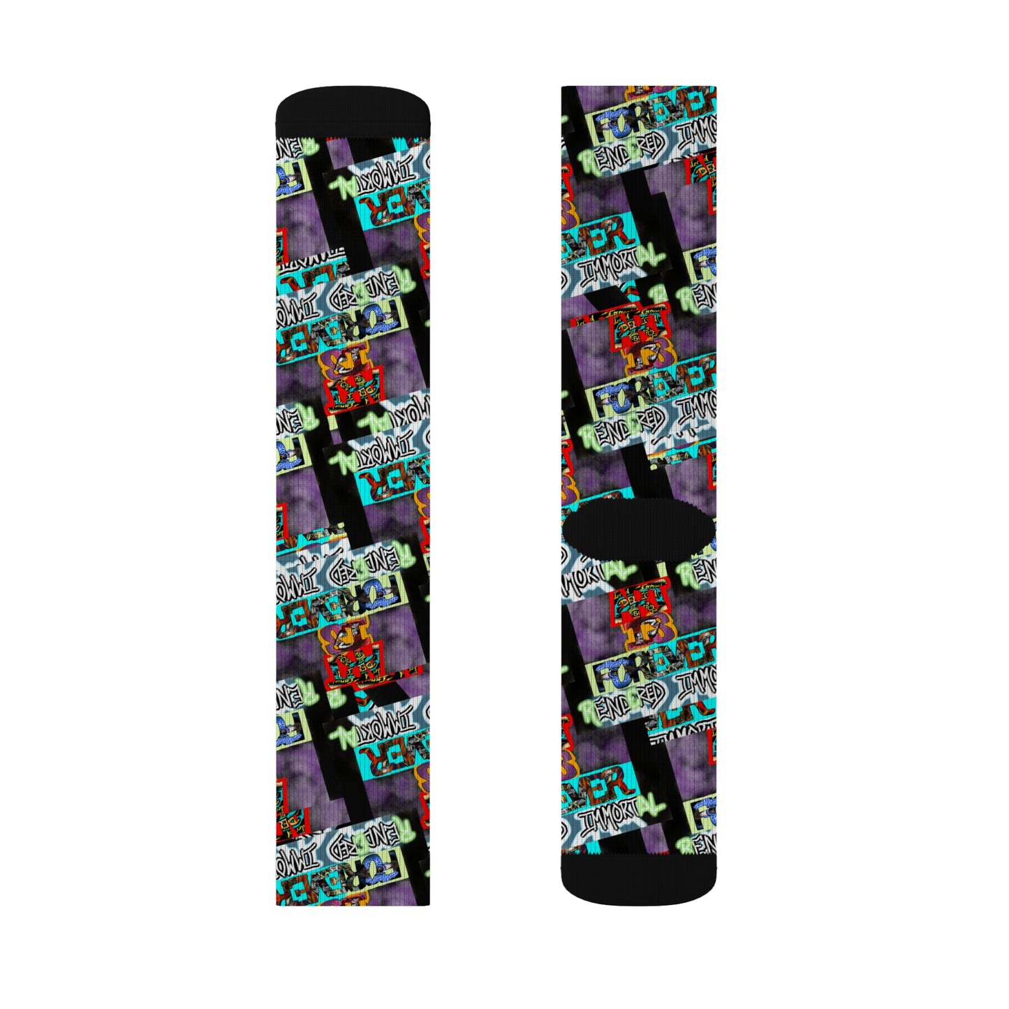Art IsForever Socks, Unique Gift for Gamers, Cozy Footwear, Casual Sock Pair, Trendy Sock Style
