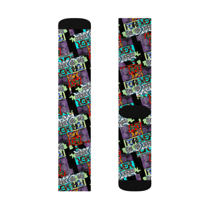 Art IsForever Socks, Unique Gift for Gamers, Cozy Footwear, Casual Sock Pair, Trendy Sock Style