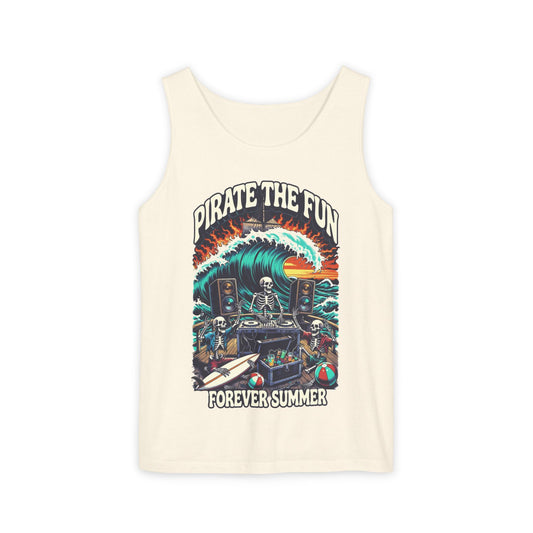 Forever Summer Tank — "Pirate the Fun / Forever Summer" Graphic Tank Top