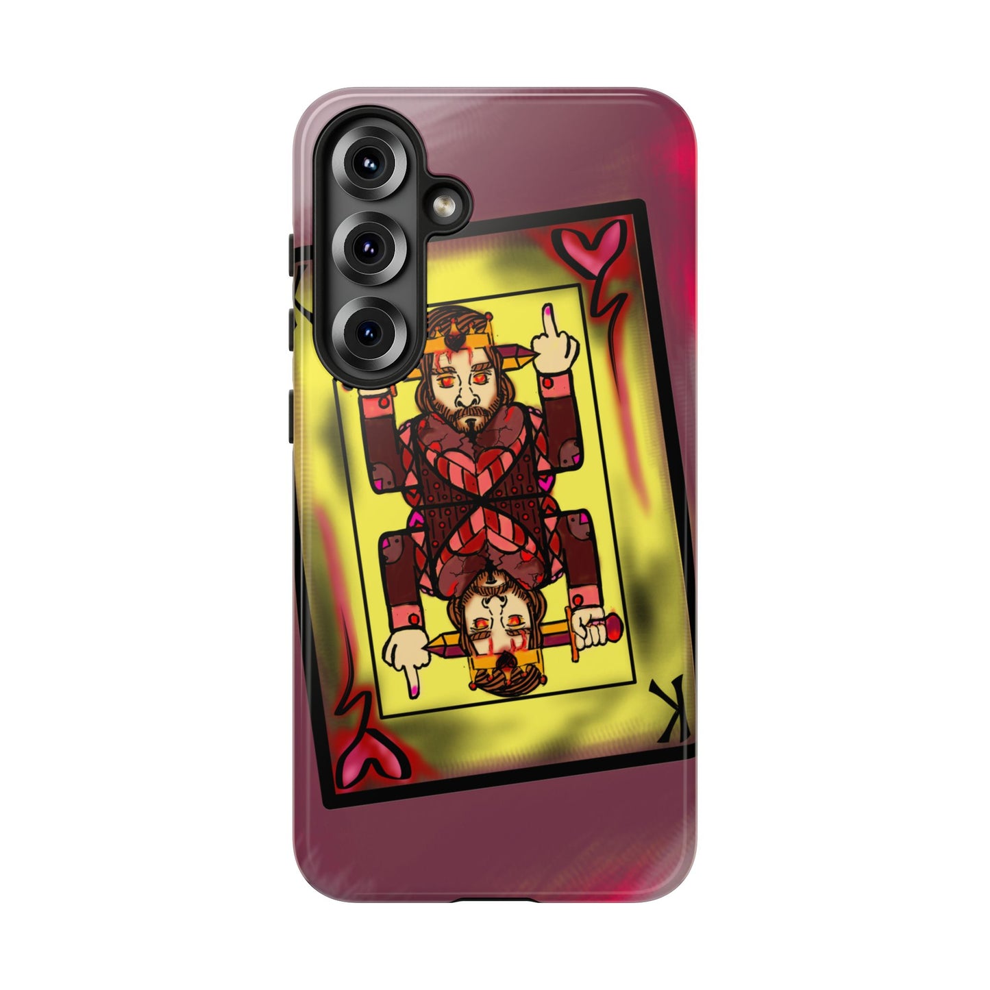 Playing Card Phone Case - Tough Cases with King Design