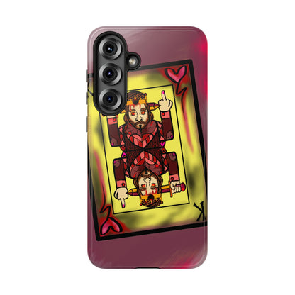 Playing Card Phone Case - Tough Cases with King Design