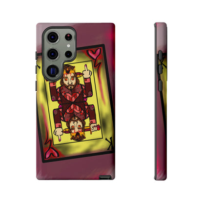 Playing Card Phone Case - Tough Cases with King Design