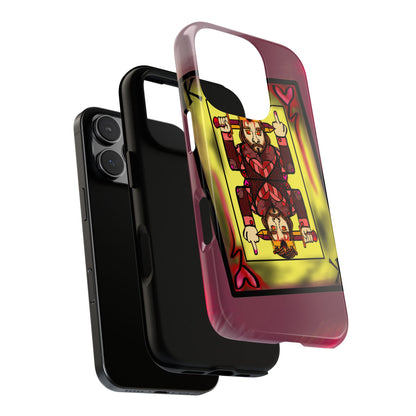 Playing Card Phone Case - Tough Cases with King Design
