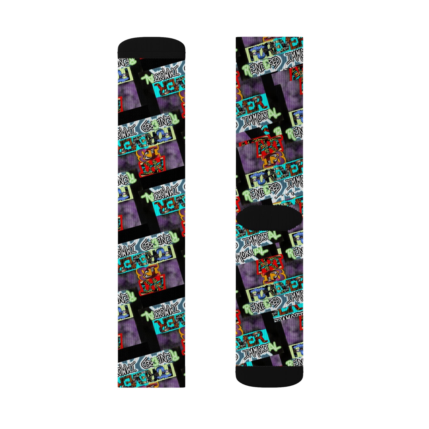 Art IsForever Socks, Unique Gift for Gamers, Cozy Footwear, Casual Sock Pair, Trendy Sock Style