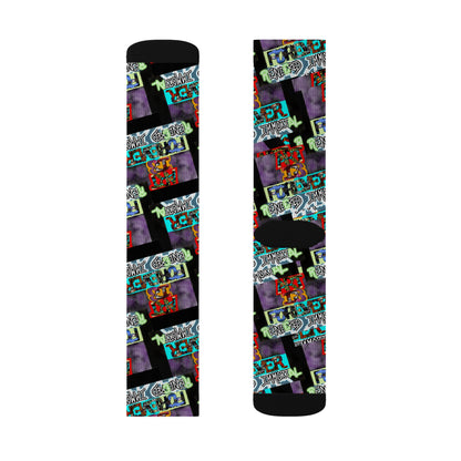 Art IsForever Socks, Unique Gift for Gamers, Cozy Footwear, Casual Sock Pair, Trendy Sock Style