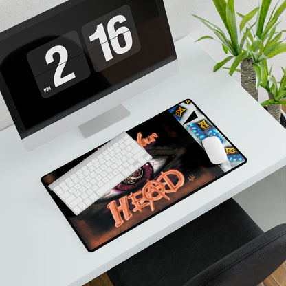 Gothic Desk Mats for Unique Workspaces, Its All In Your HEAD, Office Decor, Gamer Mousepad, Creative Gifts, Home Office Essentials