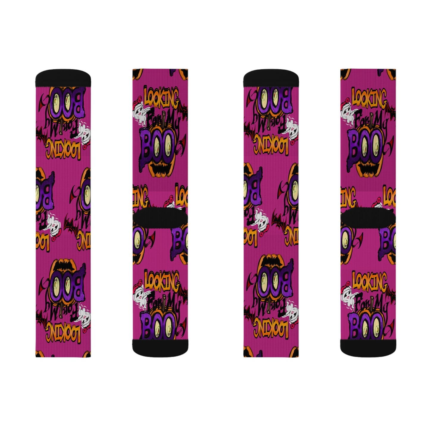 Halloween Sublimation Socks, Fun Socks for Halloween, Spooky Gifts, Costume Accessories, Sock Party Favors