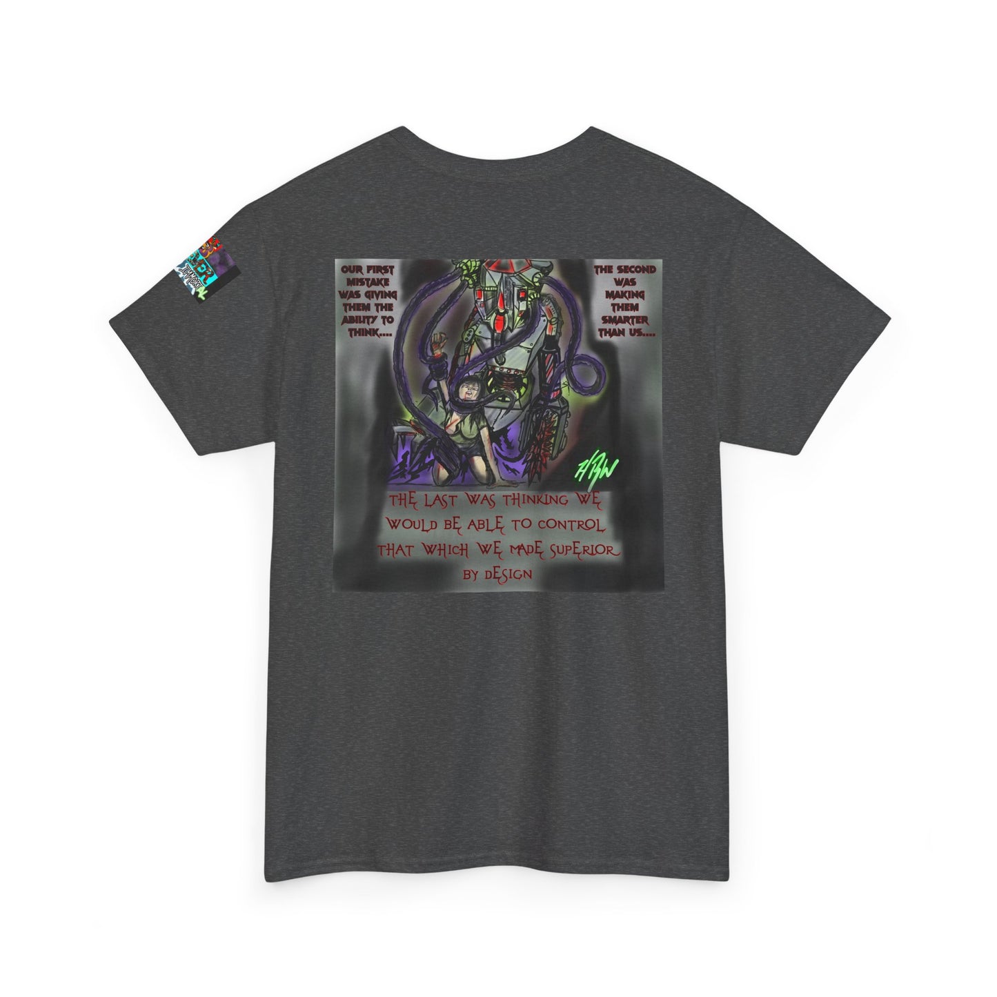 Machine Overlord Unisex Tee, Robot Lover Shirt, Technology Graphic Tee, Science Fiction T-Shirt, Cyberpunk Apparel, Programmer Gift