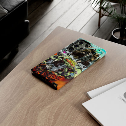 Tough Cases Phone Case, Edgy Art Phone Cover, Unique Gift for Him, Phone Accessories, Halloween Decor