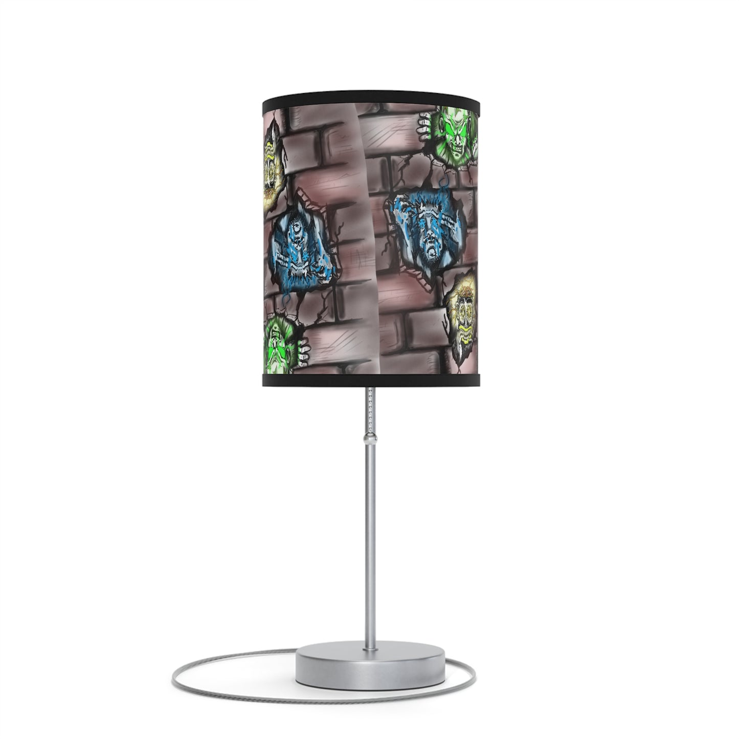 Graffiti Emotion Faces Table Lamp –Mental Expression Art Lamp (US/CA Plug)