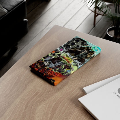 Tough Cases Phone Case, Edgy Art Phone Cover, Unique Gift for Him, Phone Accessories, Halloween Decor