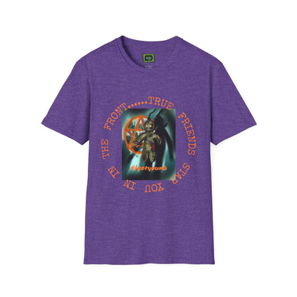 Unisex Softstyle T-Shirt - 'Down With The Sickness' Graphic Tee for Fans of Bold Art and Humor