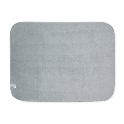 Cozy Sherpa Blanket - Lotus With SemicolonDesign for Home Decor
