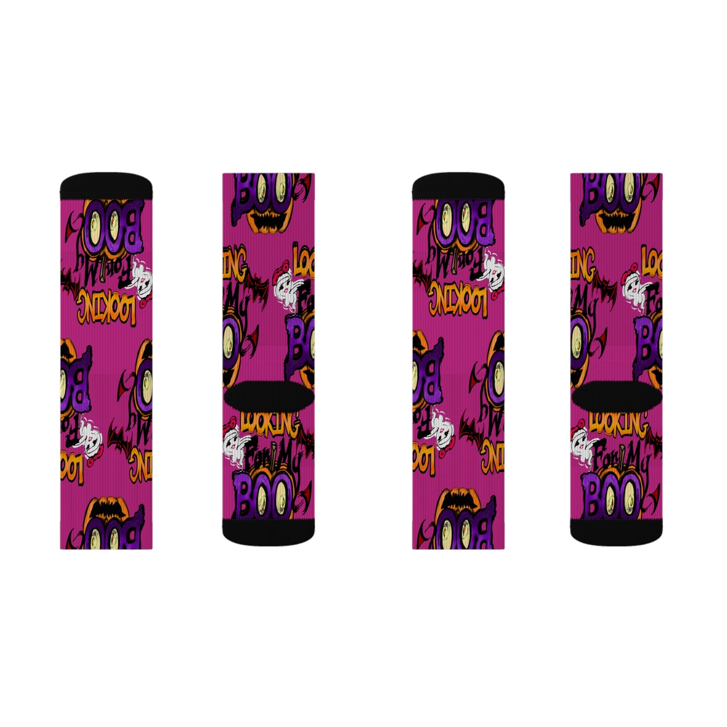 Halloween Sublimation Socks, Fun Socks for Halloween, Spooky Gifts, Costume Accessories, Sock Party Favors