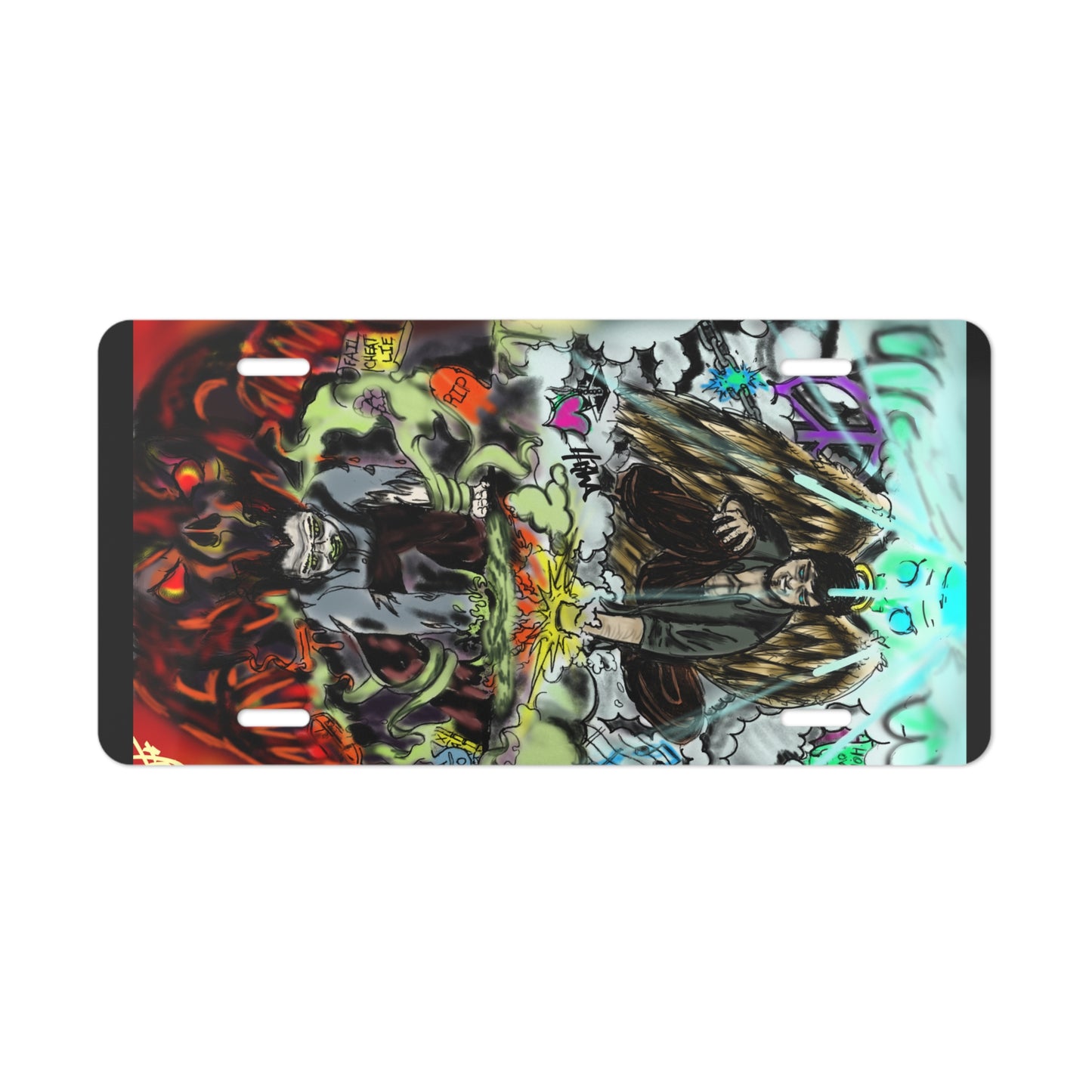 Unique Vanity Plate Art: Custom Car Decor, Personalized License Plate, Decorative Wall Art, Car Accessory, Gift for Car Enthusiasts