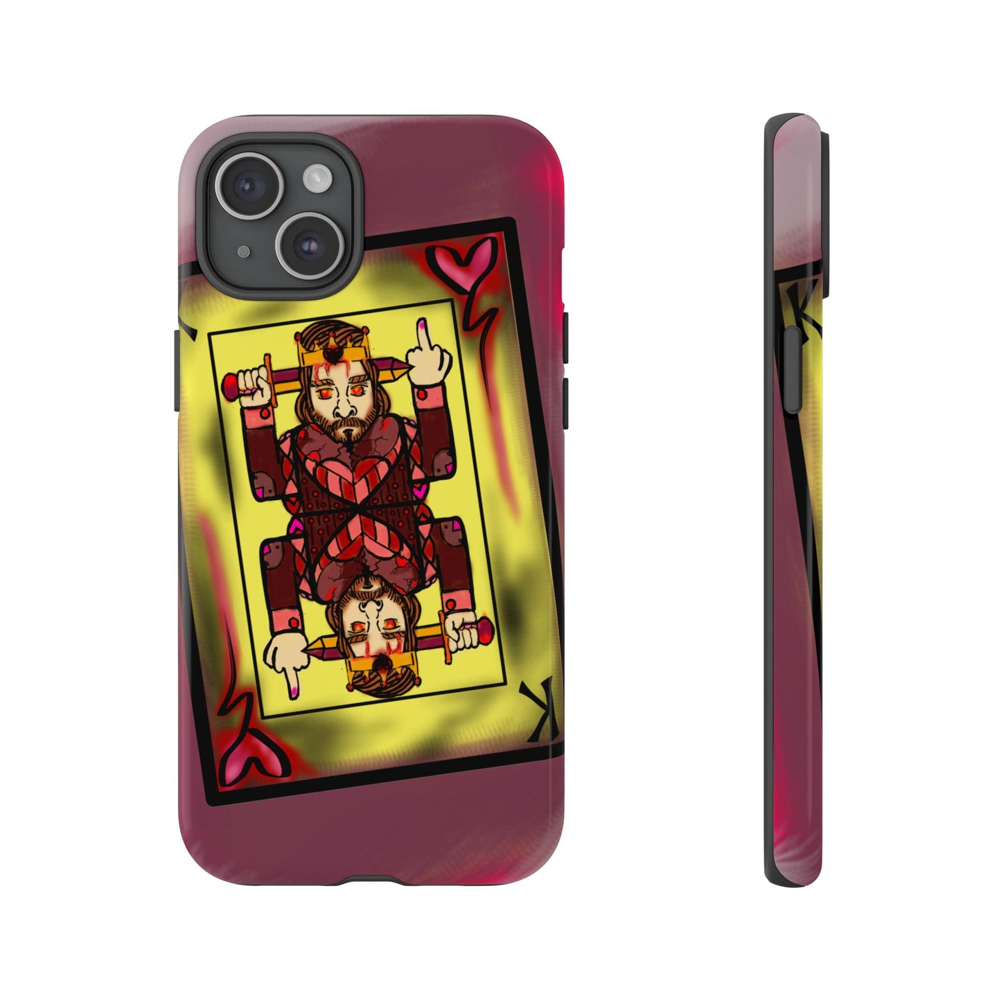 Playing Card Phone Case - Tough Cases with King Design