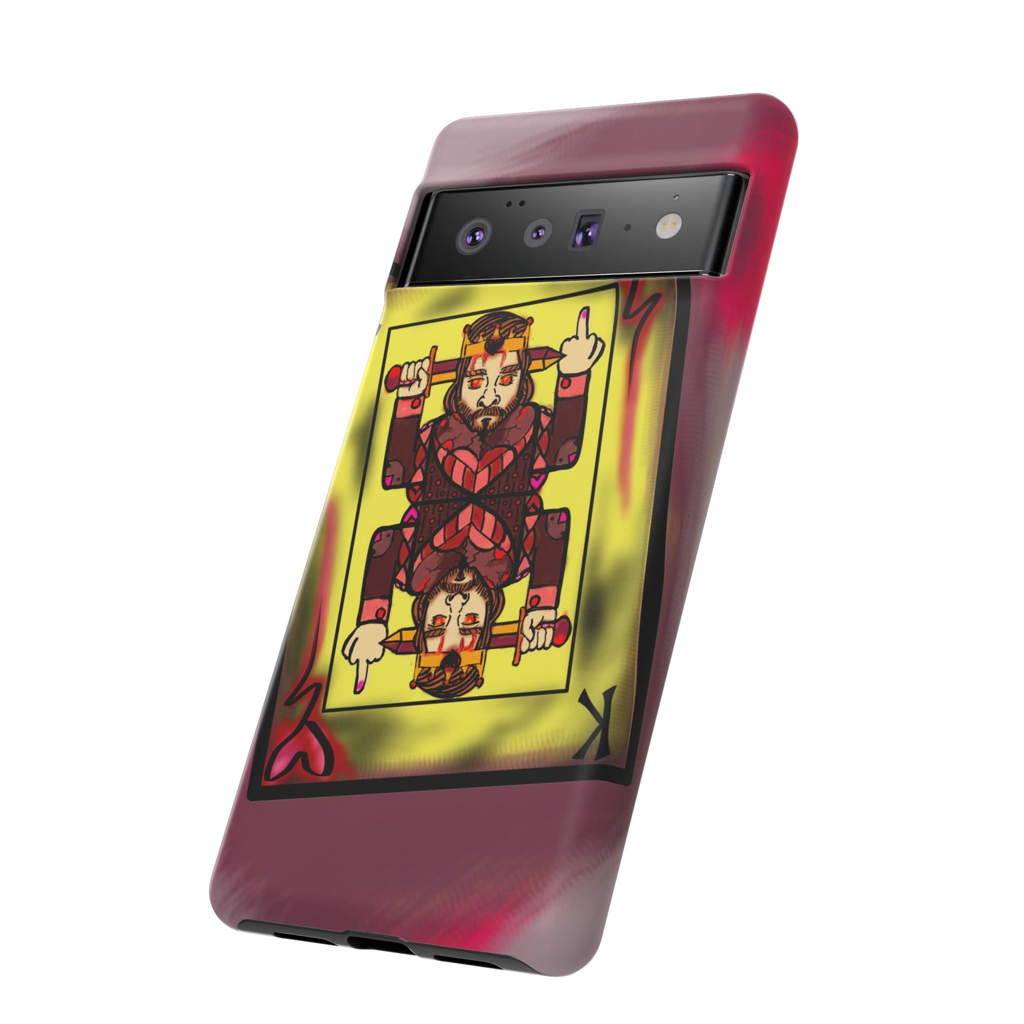 Playing Card Phone Case - Tough Cases with King Design