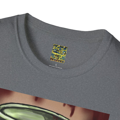 Here For the Boos Unisex Softstyle T-Shirt, Casual Streetwear, Urban Fashion, Unique Graphic Tee, Perfect Gift for Art Lovers