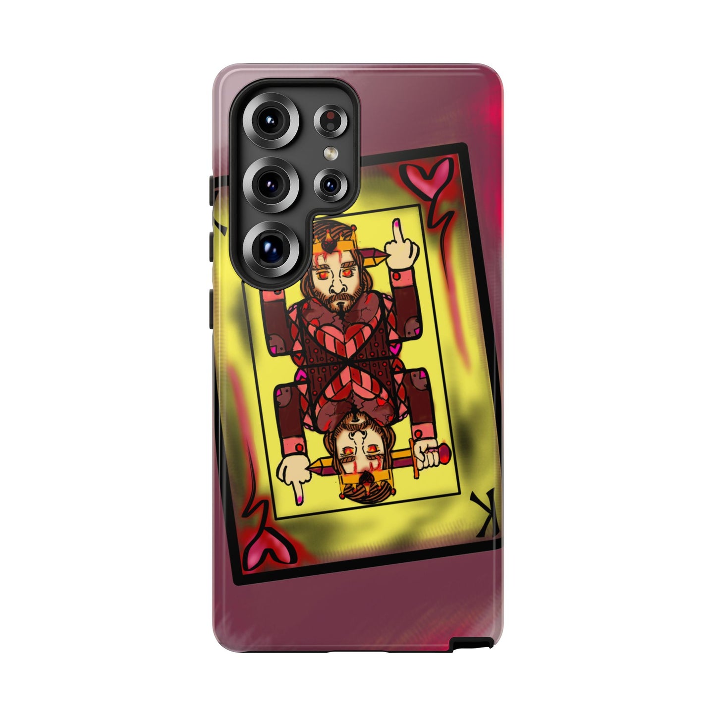 Playing Card Phone Case - Tough Cases with King Design