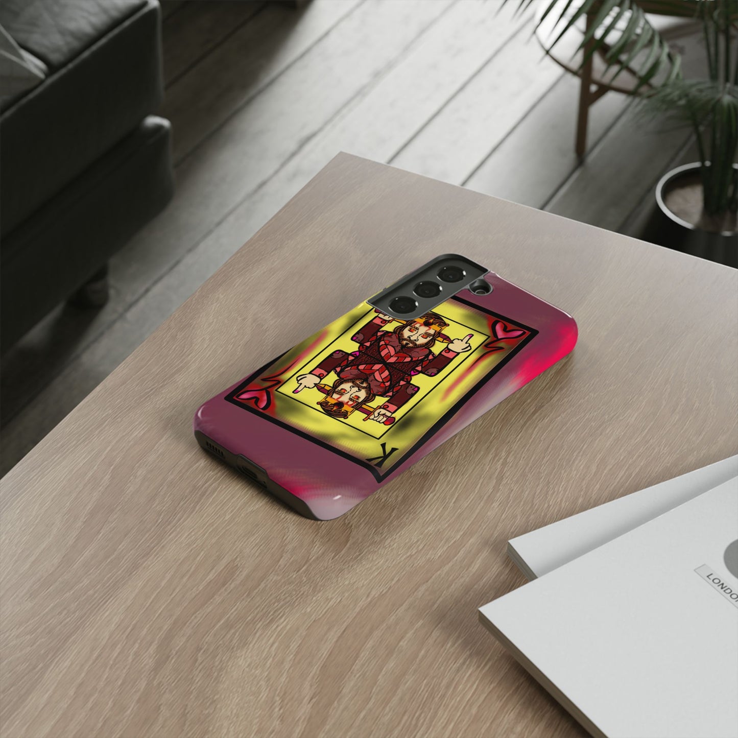 Playing Card Phone Case - Tough Cases with King Design