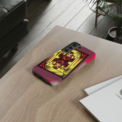 Playing Card Phone Case - Tough Cases with King Design