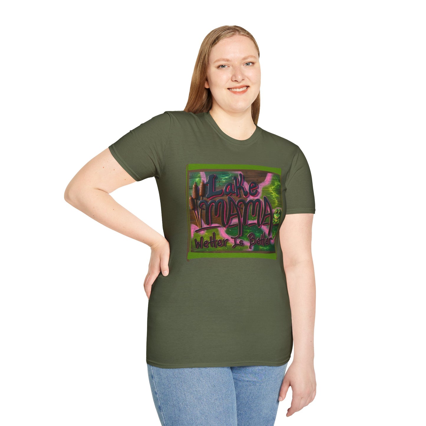 Lake mama Graphic T-Shirt — 'Water' Nature Vibe Tee
