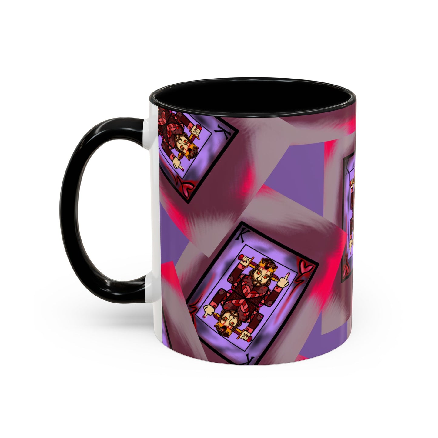 Rebellious King Coffee Mug, Unique Gift for Coffee Lovers, Artful Mug for Home, Cool Cup for Tea, Birthday Present, Fun Kitchen Decor