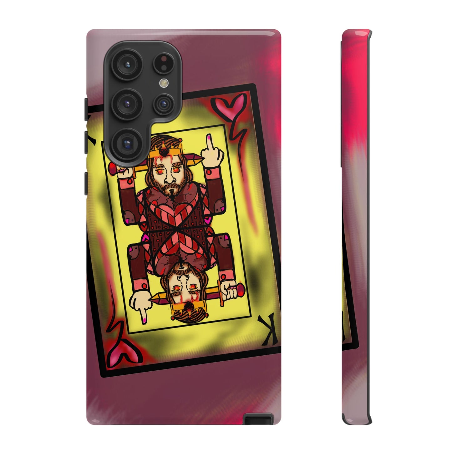 Playing Card Phone Case - Tough Cases with King Design