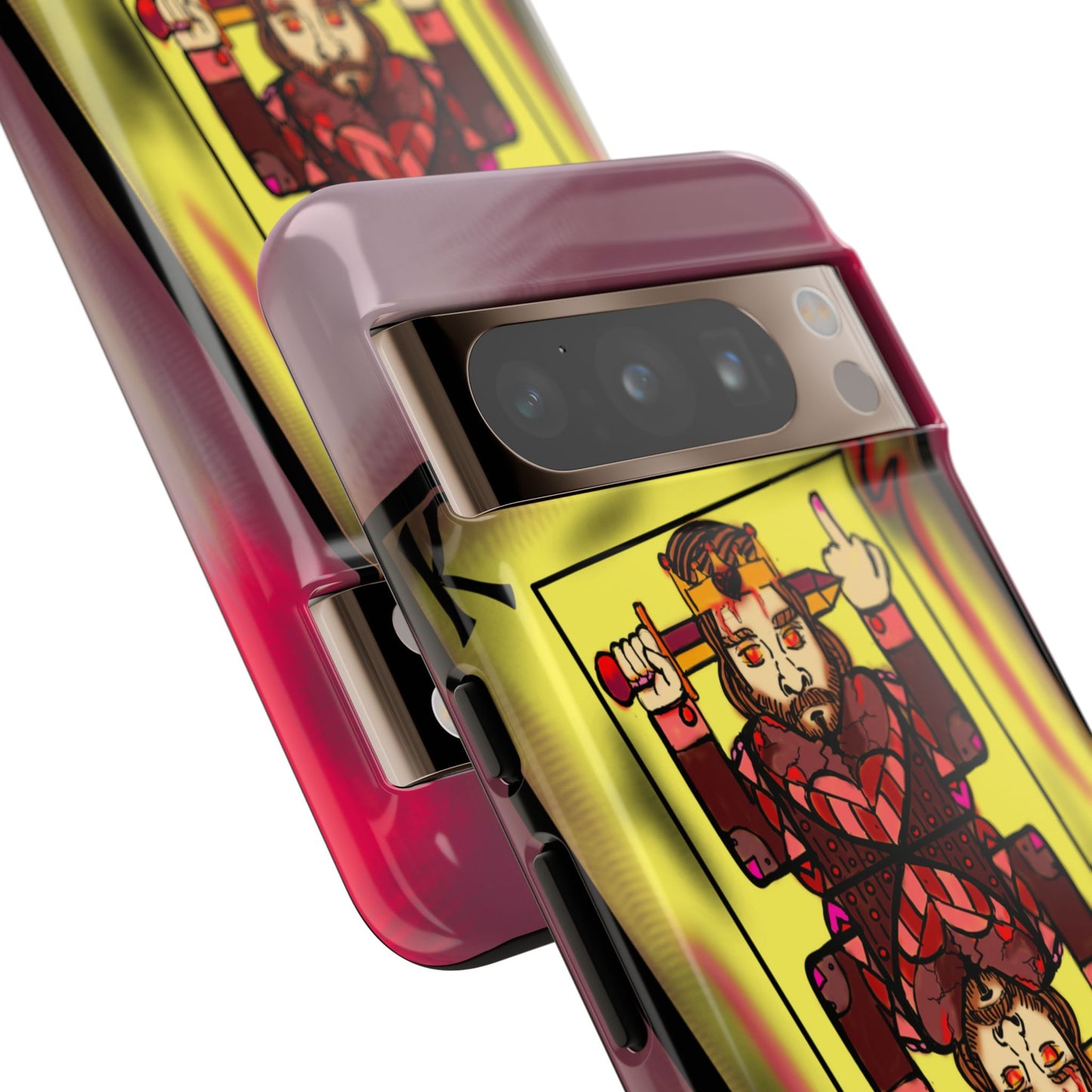 Playing Card Phone Case - Tough Cases with King Design