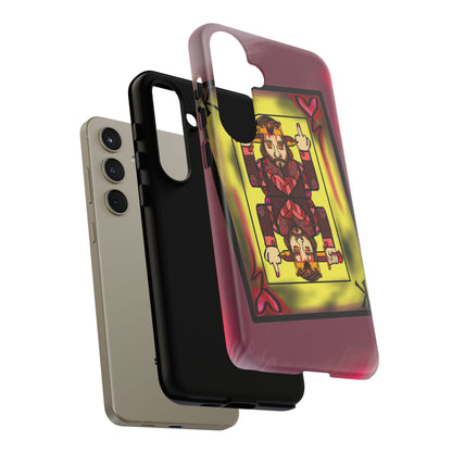 Playing Card Phone Case - Tough Cases with King Design