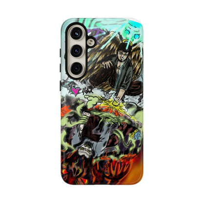Tough Cases Phone Case, Edgy Art Phone Cover, Unique Gift for Him, Phone Accessories, Halloween Decor
