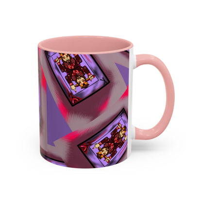 Rebellious King Coffee Mug, Unique Gift for Coffee Lovers, Artful Mug for Home, Cool Cup for Tea, Birthday Present, Fun Kitchen Decor