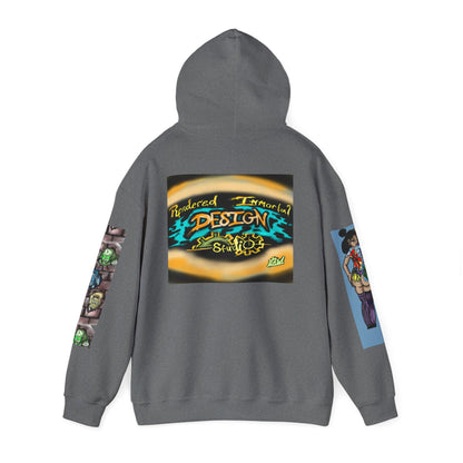 Urban Graphic Hoodie - Streetwear,Custom Hoodie, Unisex Gift, Art Apparel, Casual Fashion
