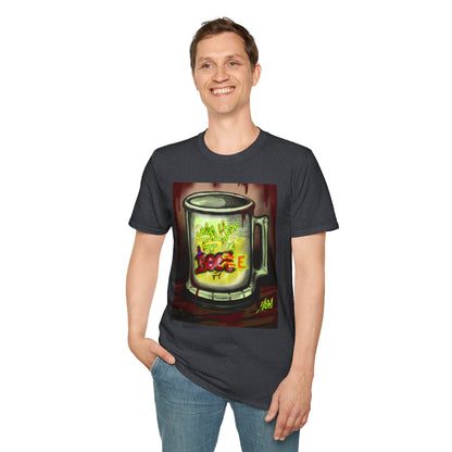 Here For the Boos Unisex Softstyle T-Shirt, Casual Streetwear, Urban Fashion, Unique Graphic Tee, Perfect Gift for Art Lovers
