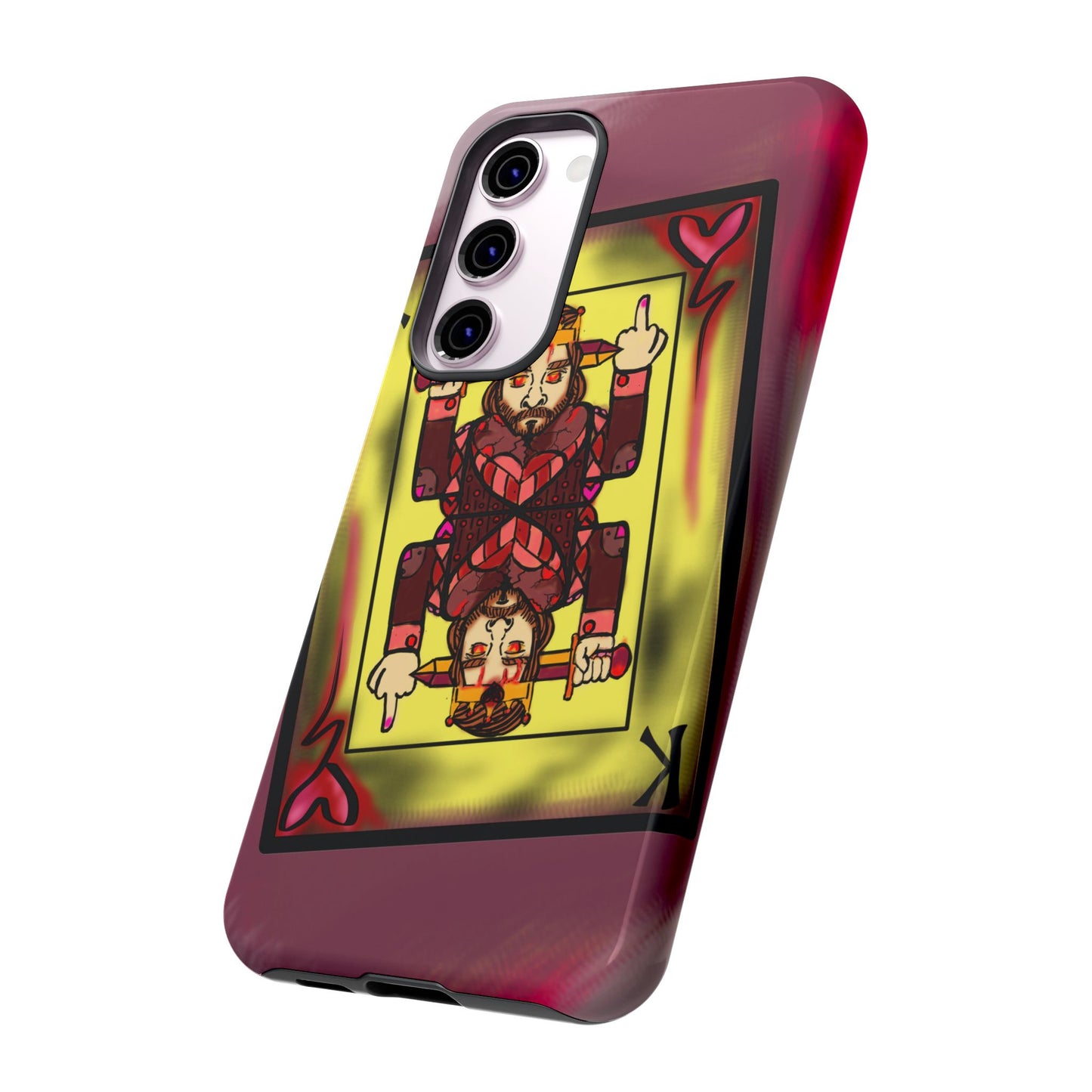 Playing Card Phone Case - Tough Cases with King Design