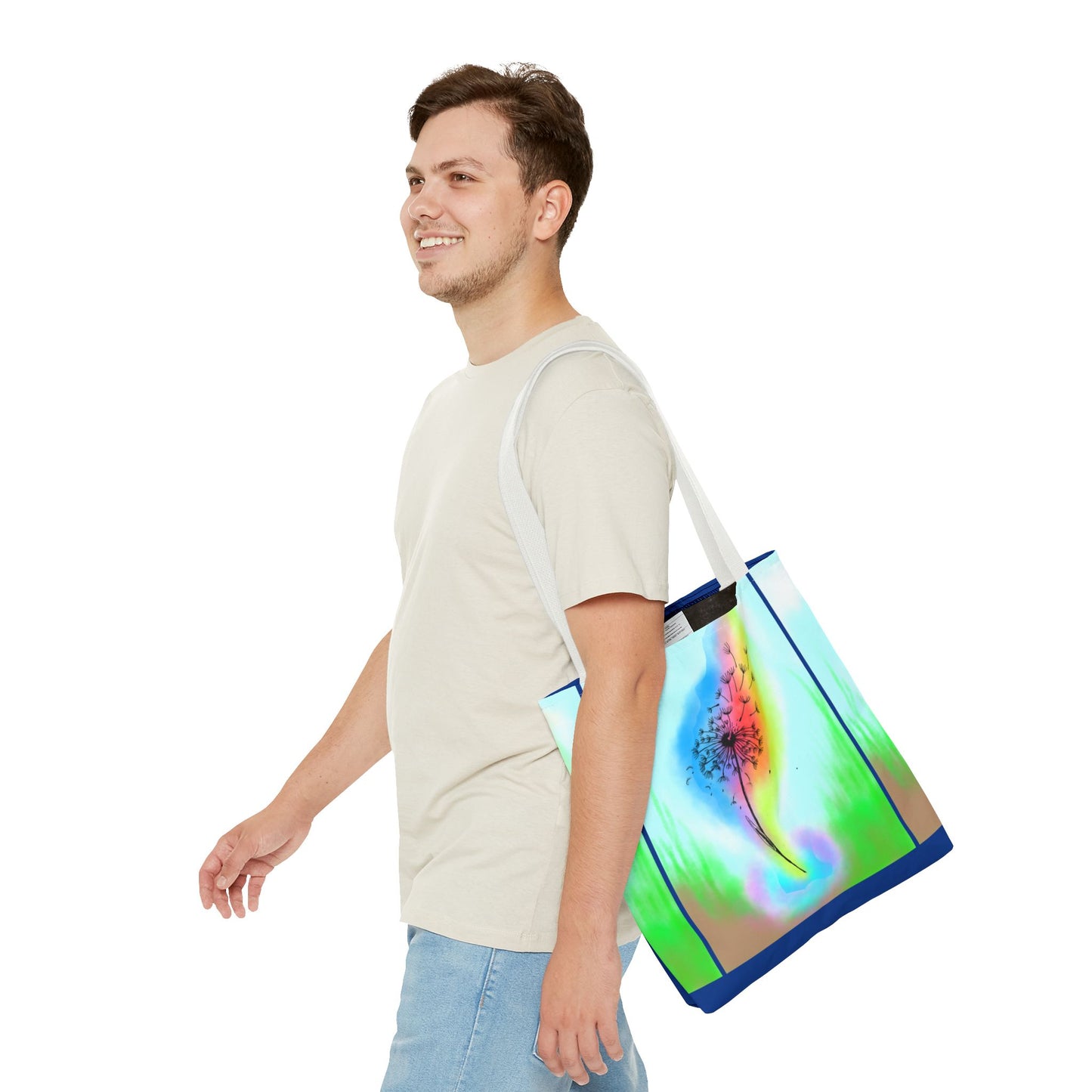 Vibrant Nature-Themed Tote Bag - Perfect for Eco Lovers, Beach Days, Daily Errands, Gift for Friends, Sustainable Fashion