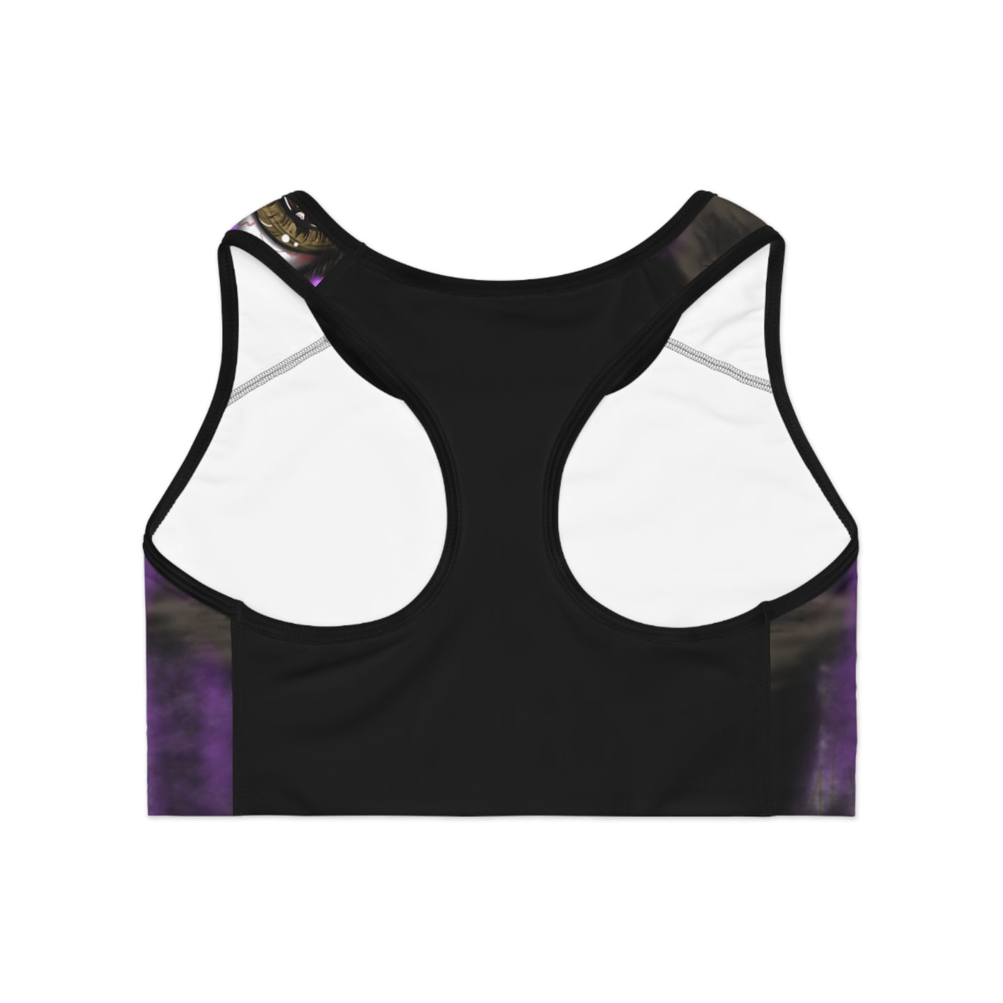 Eye-Catching Sports Bra - "It's All In Your HEAD" Graphic Design