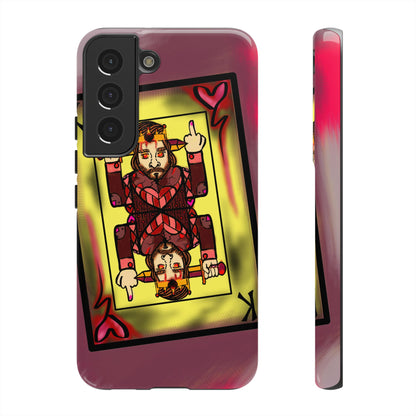 Playing Card Phone Case - Tough Cases with King Design