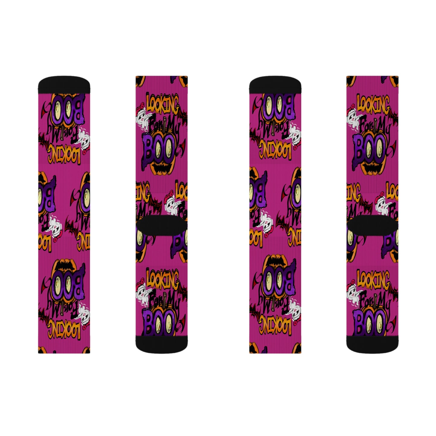 Halloween Sublimation Socks, Fun Socks for Halloween, Spooky Gifts, Costume Accessories, Sock Party Favors