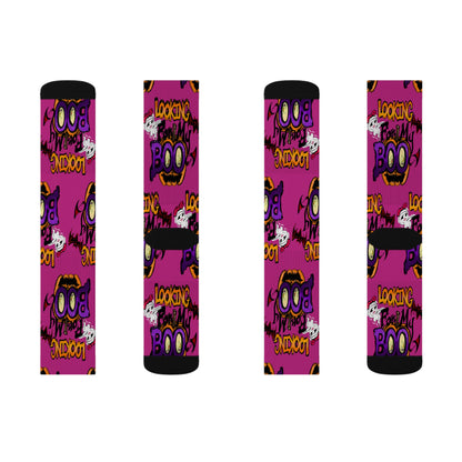 Halloween Sublimation Socks, Fun Socks for Halloween, Spooky Gifts, Costume Accessories, Sock Party Favors
